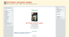 Desktop Screenshot of gabay-editeur.com